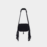 Sac Hobo Merine-Gd - Isabel Marant - Coton - Noir