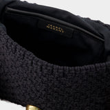 Sac Hobo Merine-Gd - Isabel Marant - Coton - Noir