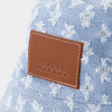 Chapeau Haley-Gf - Isabel Marant - Coton - Bleu Clair
