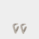 Boucles d'oreilles Gz - Isabel Marant - Metal - Argent