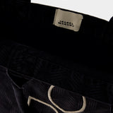 Tote bag Yenky Ga - Isabel Marant - Coton - Noir