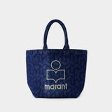 Tote bag Yenky Ga - Isabel Marant - Coton - Bleu