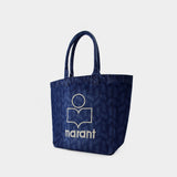 Tote bag Yenky Ga - Isabel Marant - Coton - Bleu