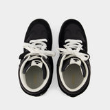 Sneakers Ellyn-Gz - Isabel Marant - Cuir - Noir/Blanc
