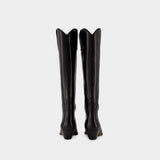 Bottes Denvee-Gz - Isabel Marant - Cuir - Noir