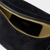 Sac À Bandoulière Skano - Isabel Marant - Cuir - Noir