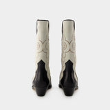 Bottines Duerto - Isabel Marant - Cuir - Noir