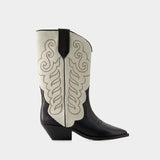 Bottines Duerto - Isabel Marant - Cuir - Noir