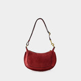 Sac à bandoulière Oskan Moon Gb - Isabel Marant - Cuir - Rosewood