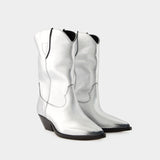 Bottes Duerto - Isabel Marant - Cuir - Argenté