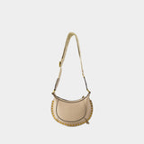 Sac À Bandoulière Mini Moon - Isabel Marant - Cuir - Beige