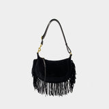 Sac À Bandoulière Oskan Moon - Isabel Marant - Cuir - Noir