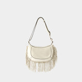 Sac À Bandoulière Oskan Moon - Isabel Marant - Cuir - Blanc