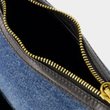 Sac À Bandoulière Oskan Moon - Isabel Marant - Coton - Bleu Foncé