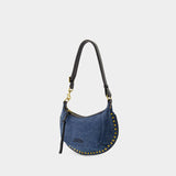 Sac À Bandoulière Oskan Moon - Isabel Marant - Coton - Bleu Foncé