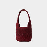 Cabas Praia Small - Isabel Marant - Raphia - Violet Foncé