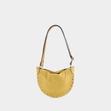 Sac Porté Épaule Mini Moon - Isabel Marant - Cuir - Jaune
