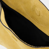 Sac Porté Épaule Mini Moon - Isabel Marant - Cuir - Jaune