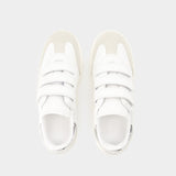 Sneakers Beth Gd - Isabel Marant - Cuir - Argenté