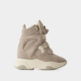 Sneakers Balskee Gd - Isabel Marant - Cuir - Gris