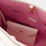 Hobo Bag B-Army - Balmain - Toile - Crème/Rose