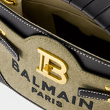 Sac à bandoulière Bbuzz 22 - Balmain - Toile - Kaki