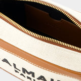 Sac B-Army Camera - Balmain - Toile - Beige