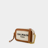 Sac B-Army Camera - Balmain - Toile - Beige