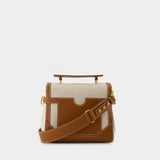Sac à bandoulière Bbuzz 23 - Balmain - Toile - Beige