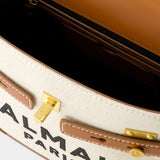 Sac à bandoulière Bbuzz 23 - Balmain - Toile - Beige