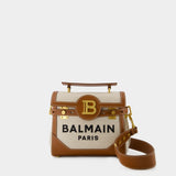 Sac à bandoulière Bbuzz 23 - Balmain - Toile - Beige