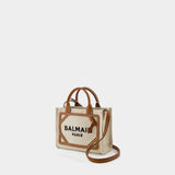 Cabas B-Army Shopper Mini - Balmain - Toile - Marron