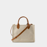 Cabas B-Army Shopper Small - Balmain - Toile - Marron