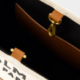 Cabas B-Army Shopper Small - Balmain - Toile - Marron