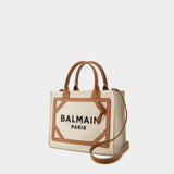 Cabas B-Army Shopper Small - Balmain - Toile - Marron