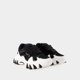 Sneakers B-East - Balmain - Cuir - Noir/Blanc