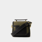 Sac à bandoulière Bbuzz 23 - Balmain - Toile - Kaki