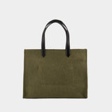 Tote bag B-Army Medium - Balmain - Toile - Kaki