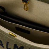 Tote bag B-Army Medium - Balmain - Toile - Kaki