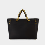 Sac Cabas 1945 - Balmain - Cuir - Noir