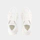 Sneakers B-East - Balmain - Cuir - Blanc Optique