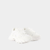 Sneakers B-East - Balmain - Cuir - Blanc Optique