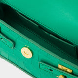 Sac à Bandoulière Bbuzz 19 - Balmain - Cuir - Vert