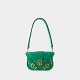 Sacs Porté Épaule Blaze - Balmain - Cuir - Vert