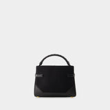Sac à Bandoulière Bbuzz Top Handle 22 - Balmain - Cuir - Noir