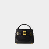 Sac à Bandoulière Bbuzz Top Handle 22 - Balmain - Cuir - Noir