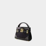 Sac à Bandoulière Bbuzz Top Handle 22 - Balmain - Cuir - Noir