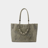 Cabas 1945 Soft - Balmain - Toile - Bleu Gris