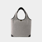 Cabas B-Army Grocery - Balmain - Toile - Noir