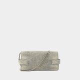 Pochette à Bandoulière B-Buzz 23 - Balmain - Toile - Bleu